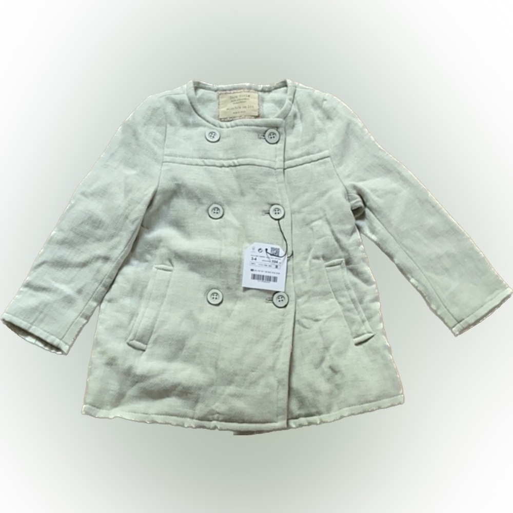 ZARA Girls Peacoat
